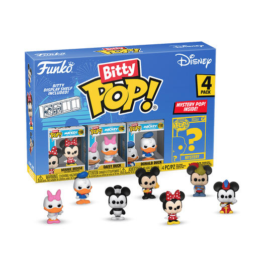 Funko Bitty POP!: Disney - Mickey Mouse & Friends 4Pack Series 2 Vinyl Figure