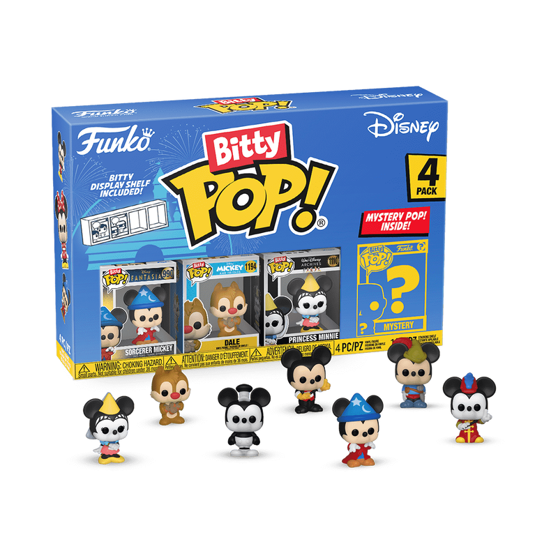 Chargez l&#39;image dans la visionneuse de la galerie, Funko Bitty POP!: Disney - Mickey Mouse &amp; Friends 4Pack Series 3 Vinyl Figure
