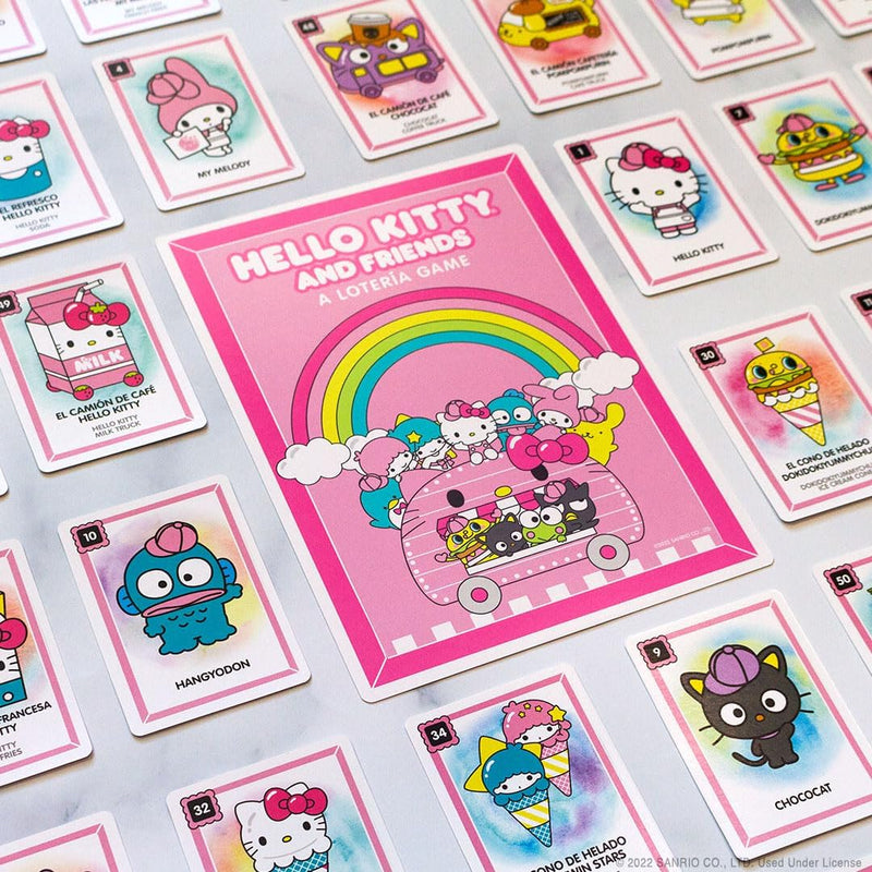 Cargue la imagen en el visor de la galería, USAopoly Loteria Game - Hello Kitty Custom Bingo Style Loteria Game

