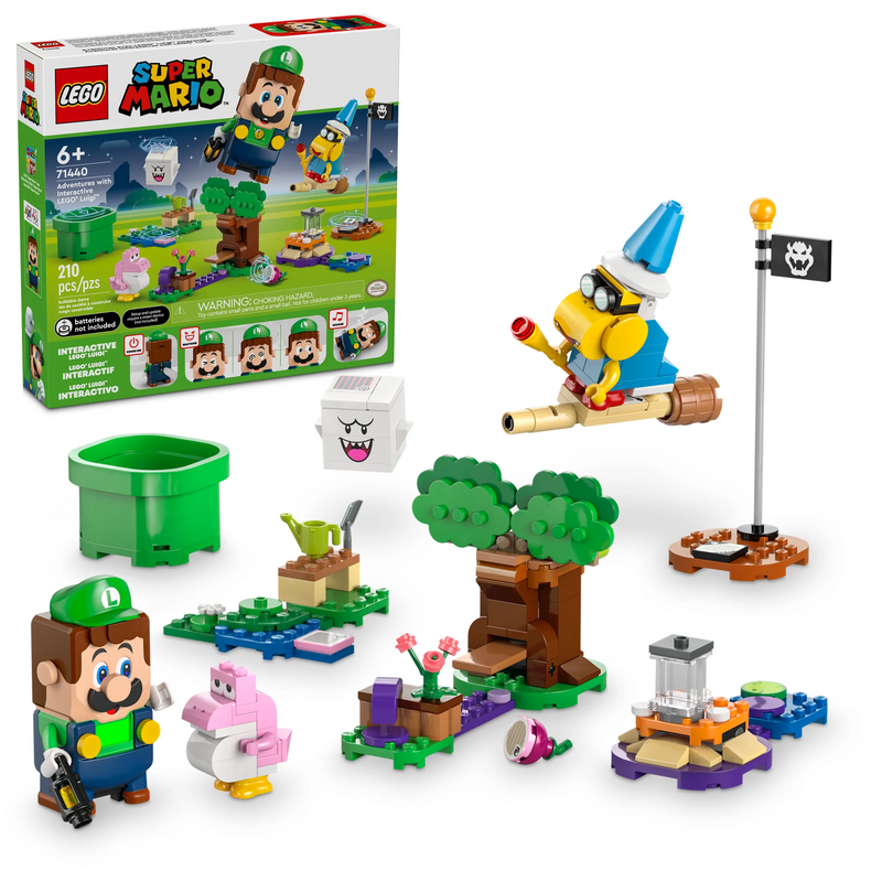 Chargez l&#39;image dans la visionneuse de la galerie, Lego: Super Mario - Adventures with Interactive LEGO® Luigi Figure
