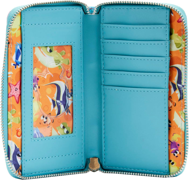 Chargez l&#39;image dans la visionneuse de la galerie, Loungefly Pixar Moments - Finding Nemo Tank Zip-Around Wallet
