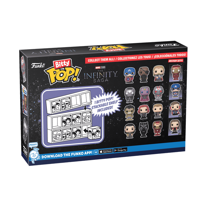 Chargez l&#39;image dans la visionneuse de la galerie, Funko Bitty POP!: Marvel The Infinity Saga -4 Pack Series 2 vinyl Figure
