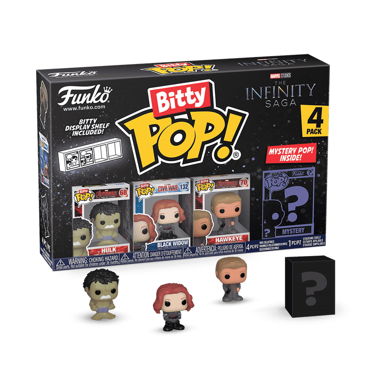 Chargez l&#39;image dans la visionneuse de la galerie, Funko Bitty POP!: Marvel The Infinity Saga -4 Pack Series 2 vinyl Figure
