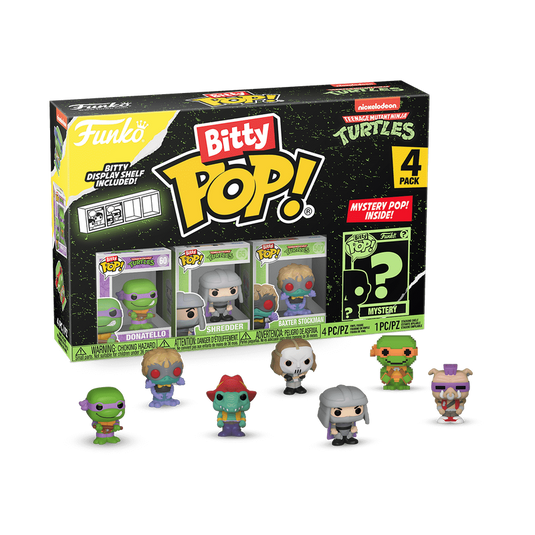 Funko Bitty POP!: Teenage Mutant Ninja Turtles 4-Pack Series 2 Vinyl Figure