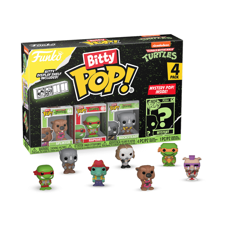 Chargez l&#39;image dans la visionneuse de la galerie, Funko Bitty POP!: Teenage Mutant Ninja Turtles 4-Pack Series 3 Vinyl Figure
