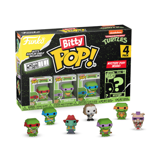 Funko Bitty POP!: Teenage Mutant Ninja Turtles 4-Pack Series 4 Vinyl Figure