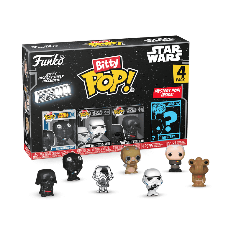 Cargue la imagen en el visor de la galería, Funko Bitty POP!: Star Wars 4 Pack Series 4Vinyl Figure
