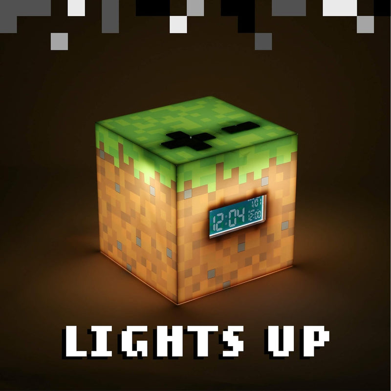 Chargez l&#39;image dans la visionneuse de la galerie, Minecraft - Grass Block Alarm Clock Light
