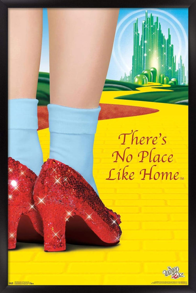 Cargue la imagen en el visor de la galería, Sign Of The Times Wizard of Oz - There&#39;s No Place Like Home 24&quot; x 36&quot; Framed Art
