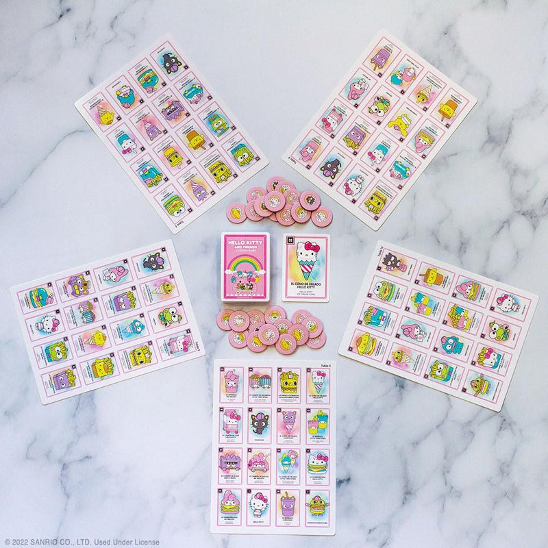 Cargue la imagen en el visor de la galería, USAopoly Loteria Game - Hello Kitty Custom Bingo Style Loteria Game
