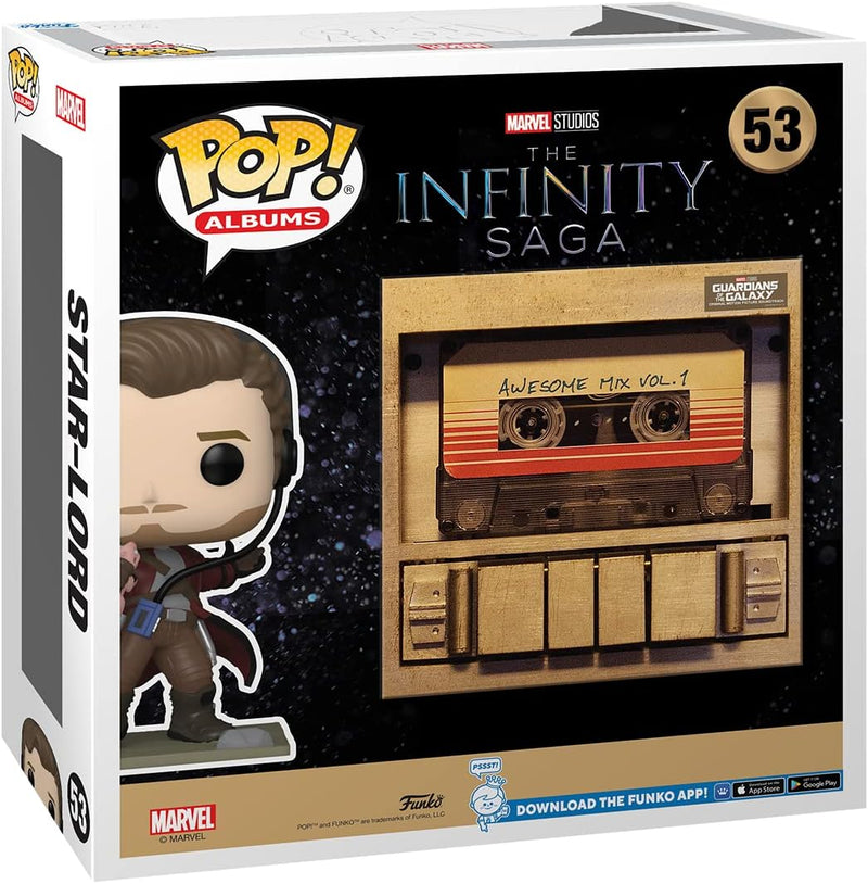 Cargue la imagen en el visor de la galería, Funko POP! Album: Marvel - Guardians of The Galaxy: Awesome Mix Vol. 1 - Star-Lord Vinyl Figure
