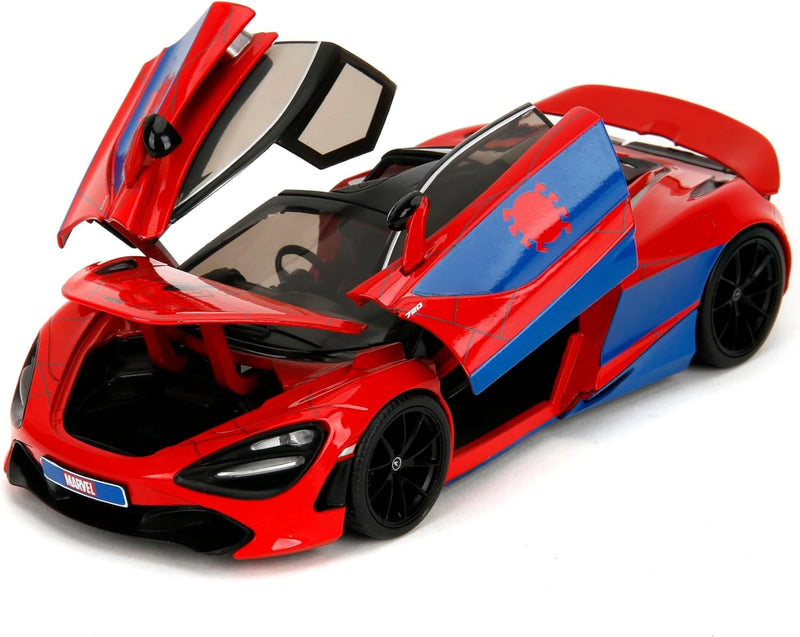 Cargue la imagen en el visor de la galería, Marvel Comics Spiderman -  McLaren 720S Model Car
