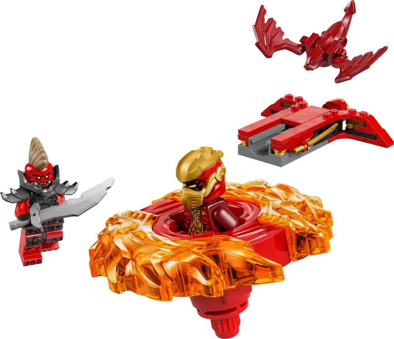 Chargez l&#39;image dans la visionneuse de la galerie, LEGO NINJAGO Kai&#39;s Dragon Spinjitzu Spinner Building Toy
