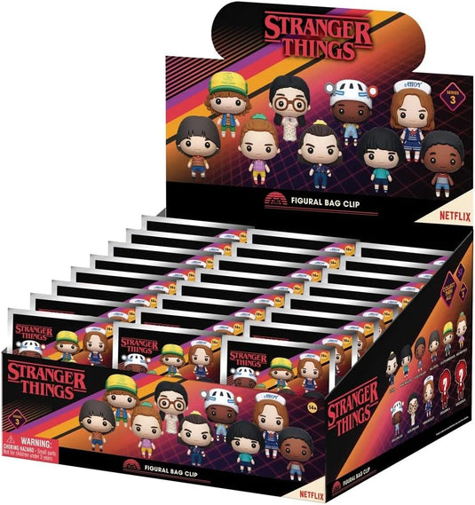 Monogram Stranger Things - Series 3 Characters 1pc 3D Figure Bag Clip Blind Bag