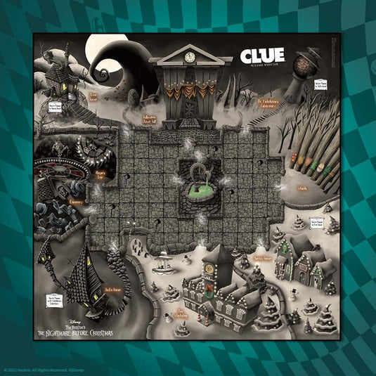 USAopoly CLUE: Disney The Nightmare Before Christmas Board Game