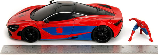 Marvel Comics Spiderman -  McLaren 720S Model Car