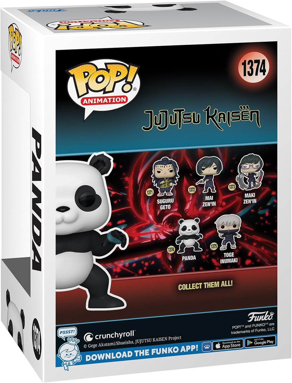 Funko POP! Animation: Jujutsu Kaisen - Panda Exclusive Vinyl Figure ...