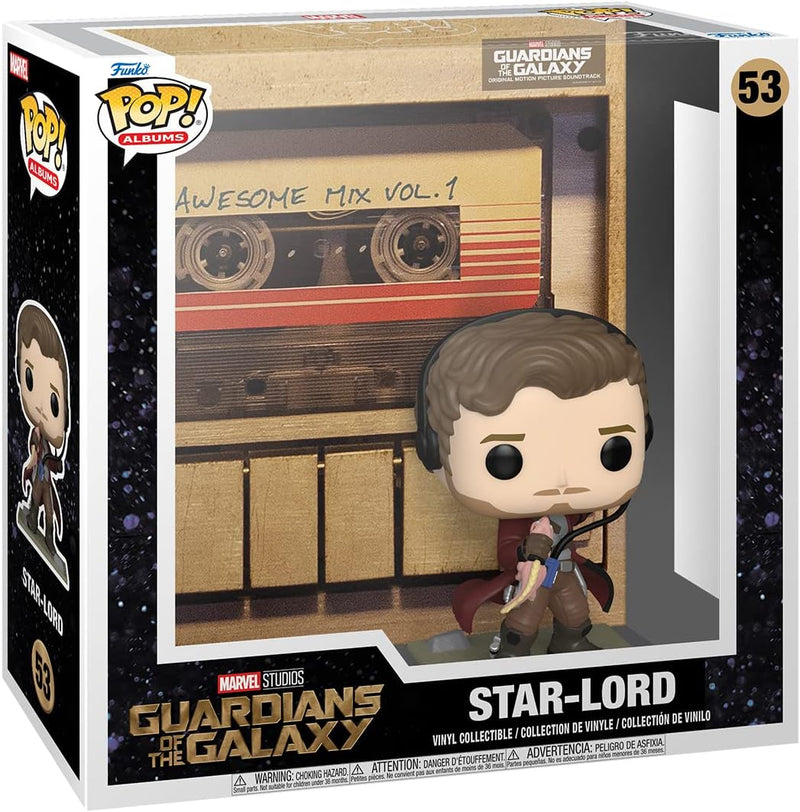 Cargue la imagen en el visor de la galería, Funko POP! Album: Marvel - Guardians of The Galaxy: Awesome Mix Vol. 1 - Star-Lord Vinyl Figure
