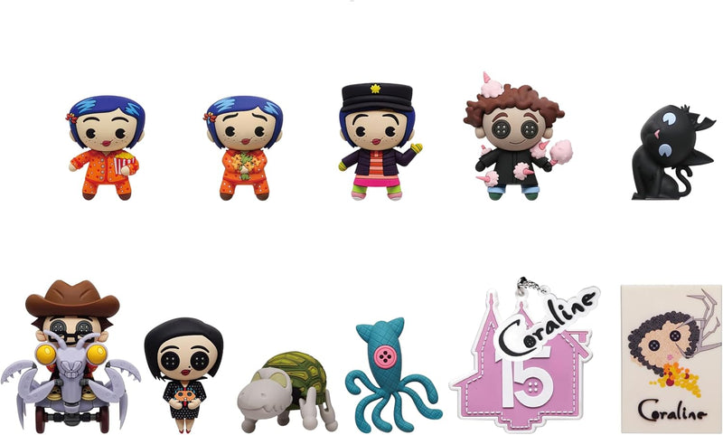 Cargue la imagen en el visor de la galería, Monogram Laika Coraline - Series 4 Characters 1pc 3D Figure Bag Clip Blind Bag
