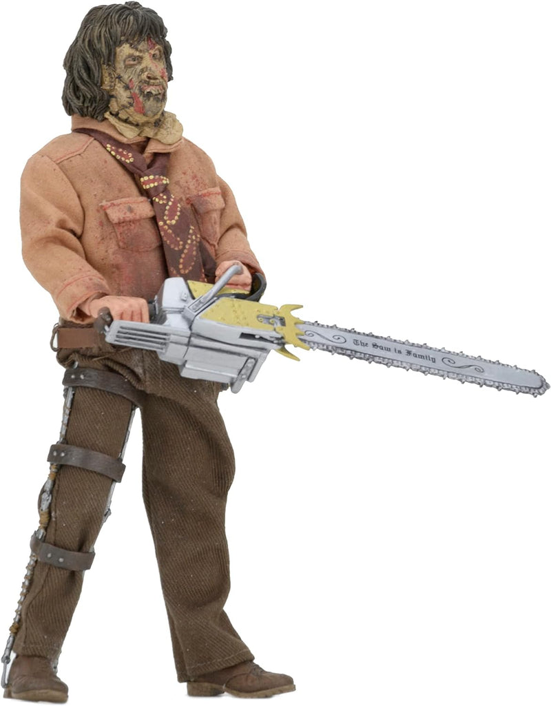 Figura de acción de Leatherface vestida de 8" La masacre de Texas Chainsaw 3