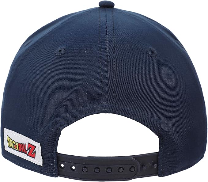 Cargue la imagen en el visor de la galería, Dragon Ball Z - Kanji Symbols Youth Navy Adjustable Snapback Cap Hat

