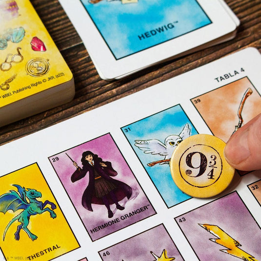 USAopoly Harry Potter Loteria Game - Bingo Style with Custom Artwork Inspired by Mexican Culture