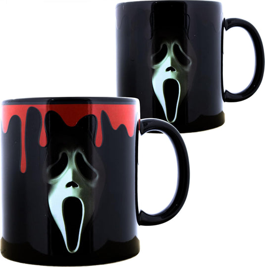 Surreal Entertainment Scream Ghostface 15oz Heat Change Ceramic Mug