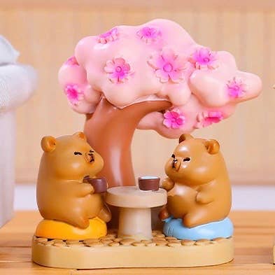 Cargue la imagen en el visor de la galería, BC mini Capybara - 1pc Tree Figure Blind Box
