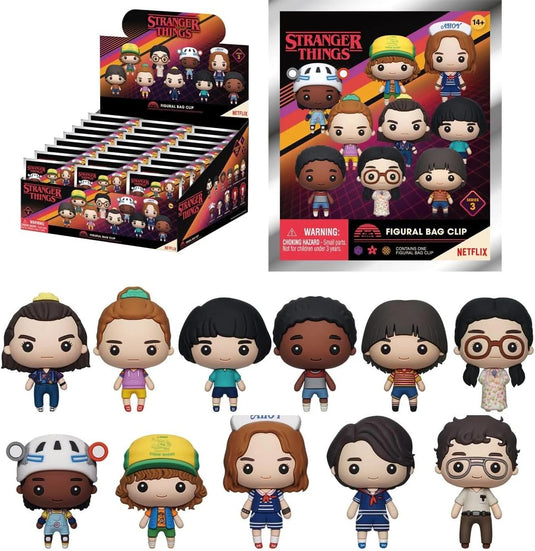 Monogram Stranger Things - Series 3 Characters 1pc 3D Figure Bag Clip Blind Bag