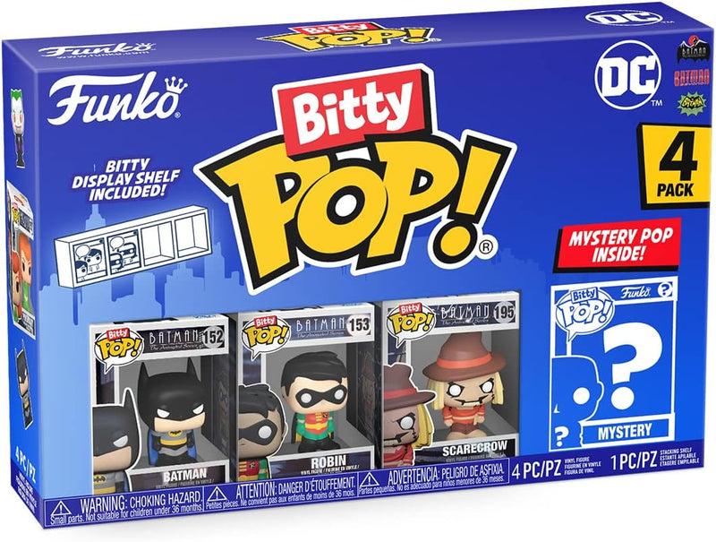 Chargez l&#39;image dans la visionneuse de la galerie, Funko Bitty POP! DC Comics The Batman Mini Collectible Toys 4-Pack
