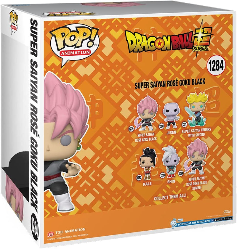 Cargue la imagen en el visor de la galería, ¡Funko Pop! Jumbo: Dragon Ball Super - Super Saiyan Rose Goku Negro con Guadaña Translúcida 
