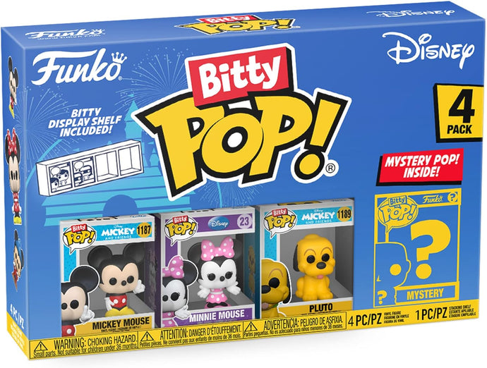 Funko Bitty POP! Disney Mickey Mouse - Mini Mini Collectible Toys 4-Pack