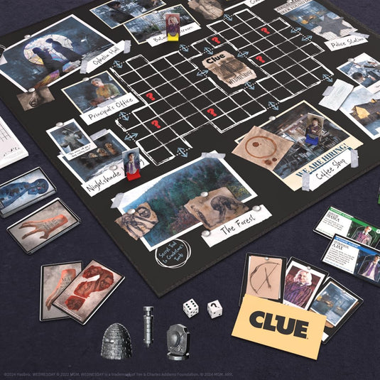 USAopoly CLUE: Wednesday Classic Board Game