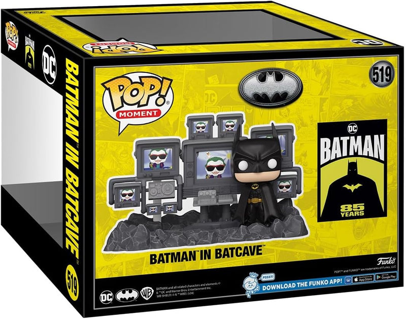 Chargez l&#39;image dans la visionneuse de la galerie, Funko Pop! Moments: Batman&#39;s 85th Anniversary - Batman in Batcave Figure
