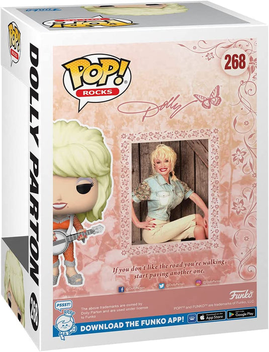 Funko Pop! Roches : figurine en vinyle Dolly Parton