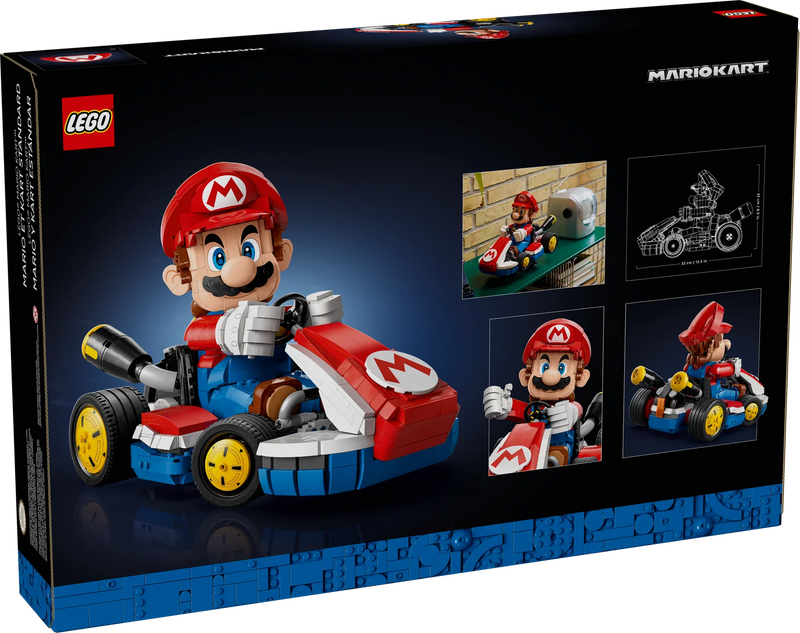 Chargez l&#39;image dans la visionneuse de la galerie, Lego: Mario Kart -  Figure Mario &amp; Standard Kart Figure
