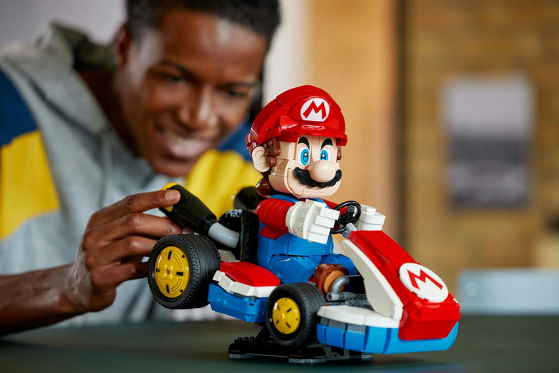 Chargez l&#39;image dans la visionneuse de la galerie, Lego: Mario Kart -  Figure Mario &amp; Standard Kart Figure
