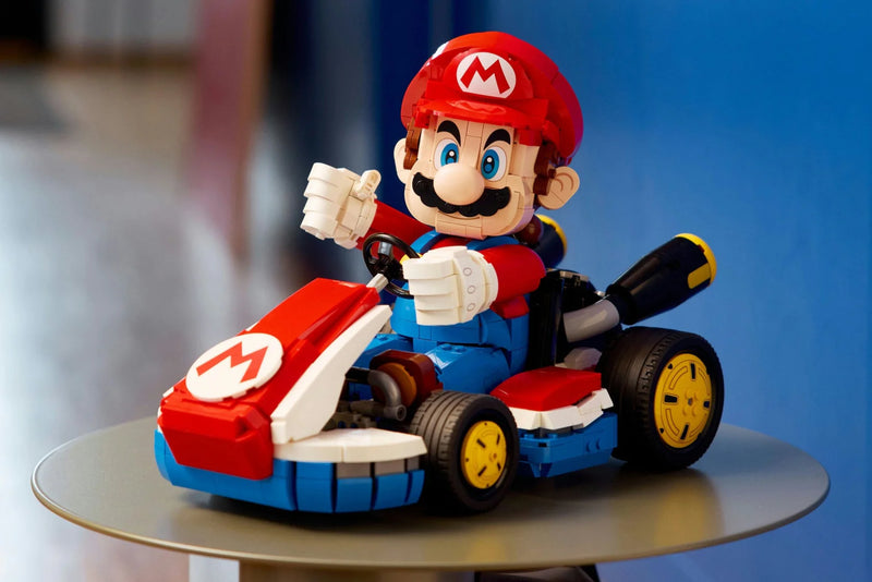 Chargez l&#39;image dans la visionneuse de la galerie, Lego: Mario Kart -  Figure Mario &amp; Standard Kart Figure
