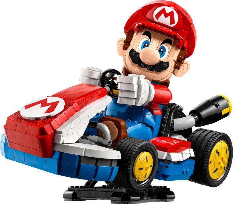 Chargez l&#39;image dans la visionneuse de la galerie, Lego: Mario Kart -  Figure Mario &amp; Standard Kart Figure
