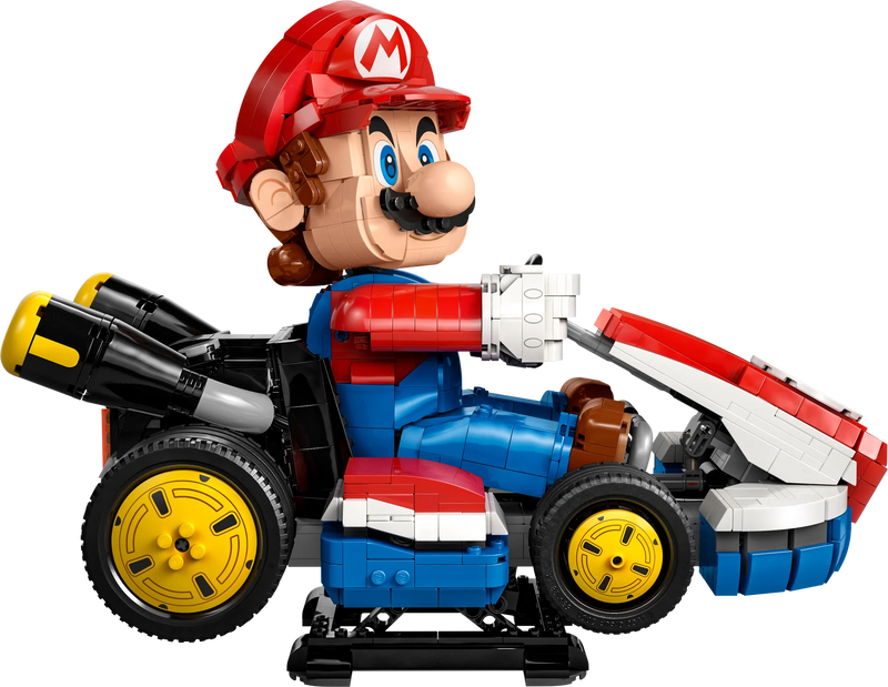 Chargez l&#39;image dans la visionneuse de la galerie, Lego: Mario Kart -  Figure Mario &amp; Standard Kart Figure
