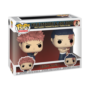 Funko POP! Animation: Jujustu Kaisen - Yuji Itadori & Aoi Todo 2-Pack Vinyl figure