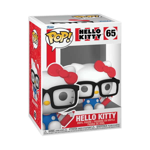 Funko POP! Sanrio: Hello Kitty with Glasses Vinyl Figure