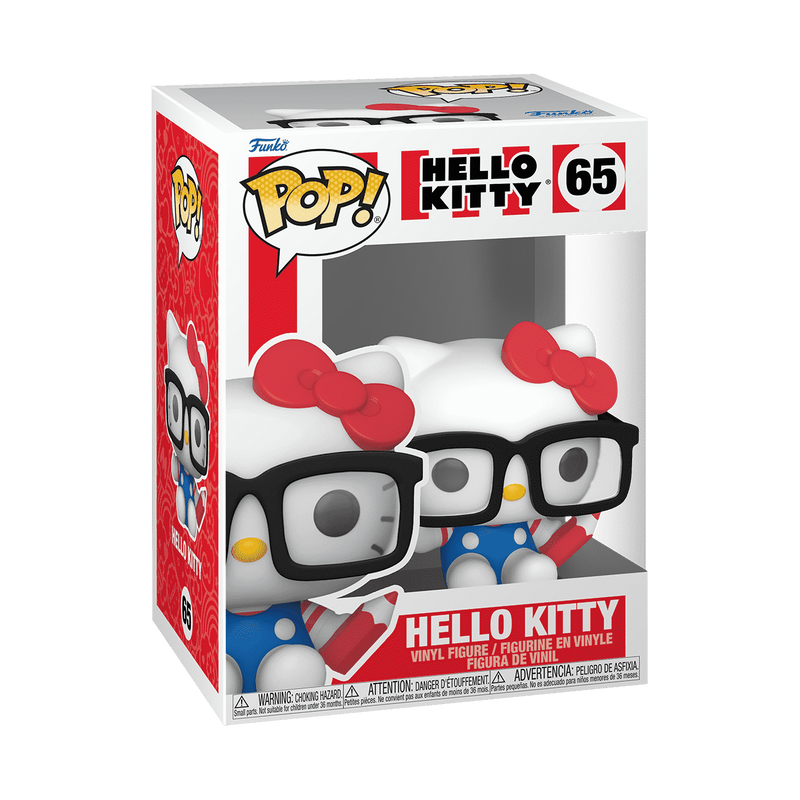 Funko POP! Sanrio: Hello Kitty with Glasses Vinyl Figure