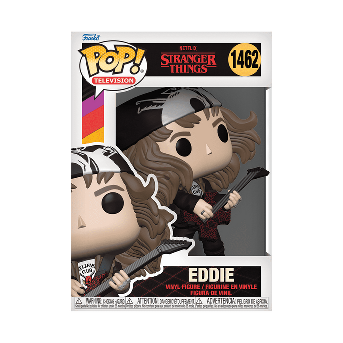 Funko POP! TV: Stranger Things Season 4 - Eddie With Guitar Vinyl Figure