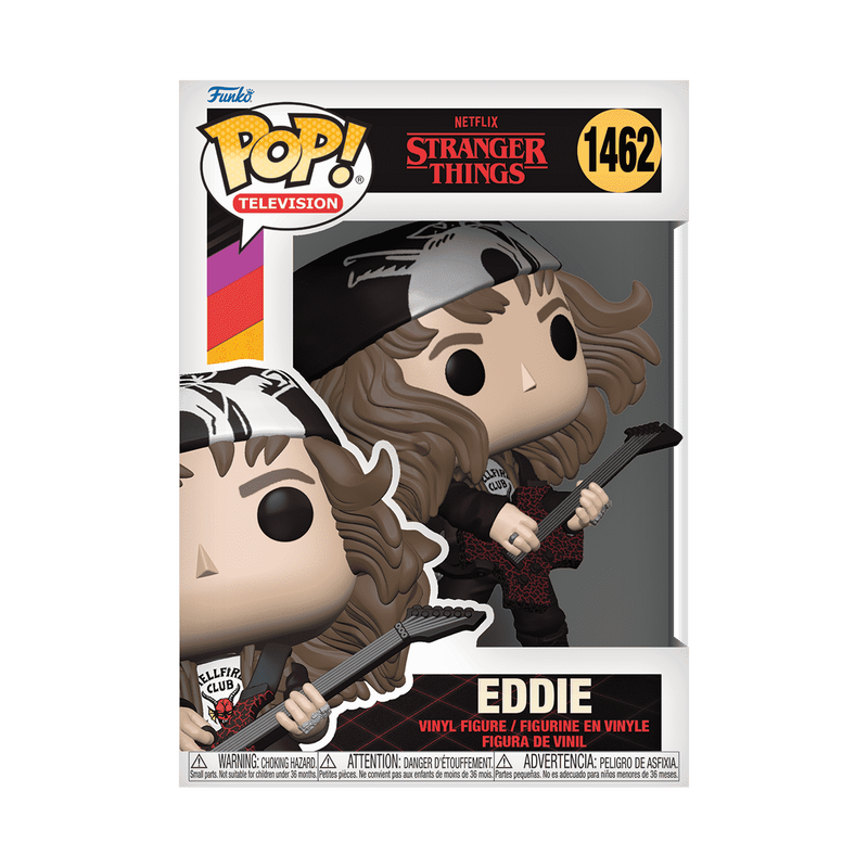 Cargue la imagen en el visor de la galería, Funko POP! TV: Stranger Things Season 4 - Eddie With Guitar Vinyl Figure
