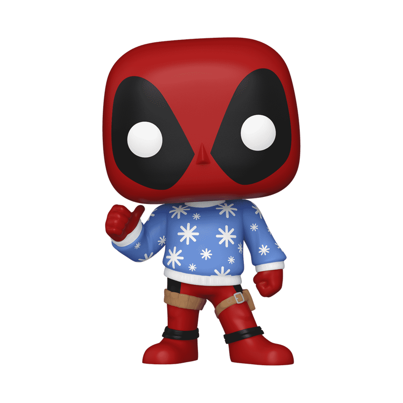 Funko POP! Marvel Holiday: Deadpool In Ugly Sweater - Christmas Vinyl Figure