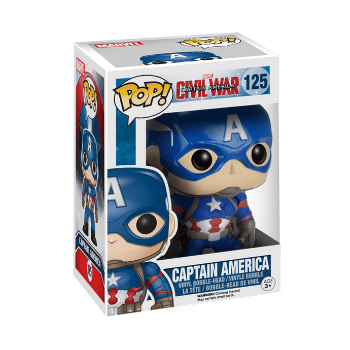 Funko POP! Marvel: Captain America 3 Civil War - Captain America - Kryptonite Character Store