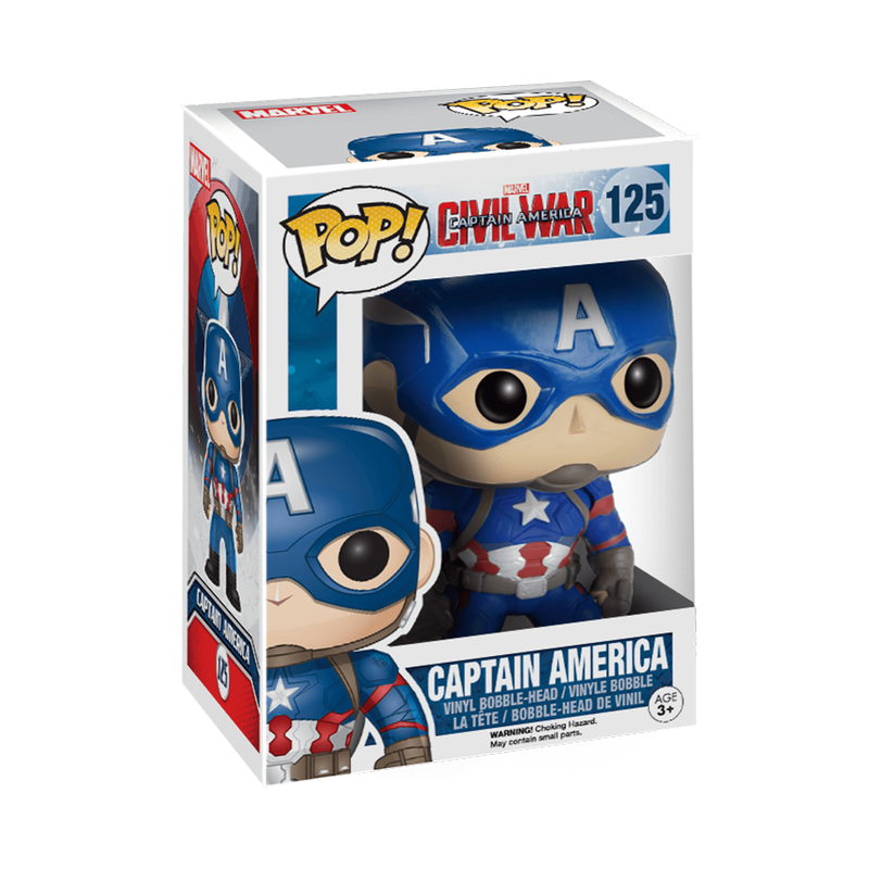 Funko POP! Marvel: Captain America 3 Civil War - Captain America - Kryptonite Character Store