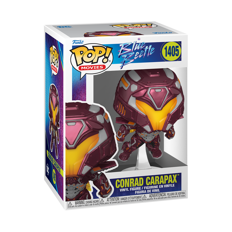 Cargue la imagen en el visor de la galería, ¡Funko POP! Heroes: DC - Figura de vinilo Conrad Carapax del escarabajo azul
