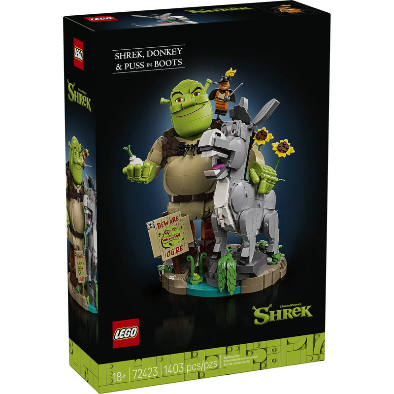 Cargue la imagen en el visor de la galería, LEGO DreamWorks Shrek - Donkey &amp; Puss in Boots Building Toy Figure
